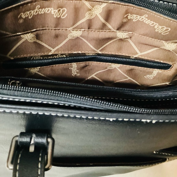 Wrangler Aztec Print Leather Tote Bag with Concealed Carry - Picture 12 of 12